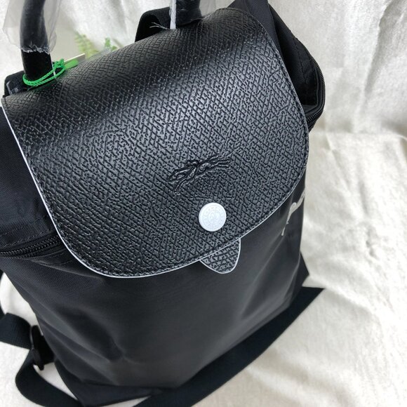 LONGCHAMP Mini Le Pliage Backpack In black - Picture 4 of 9